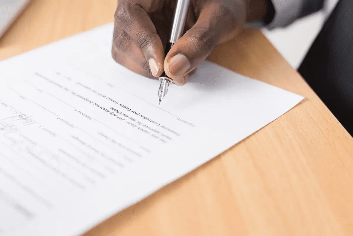 Firma de documentacion de viaje